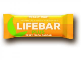 Lifefood BIO Lifebar tyčinka 47 g Příchuť: třešňová s macou a baobabem