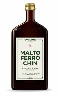 Maltoferrochin - medicinální víno na železo Balení: 1000 ml