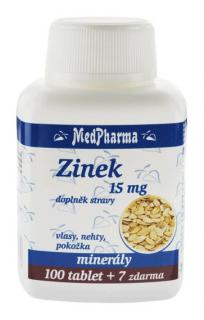 MedPharma Zinek 15 mg 107 tbl.