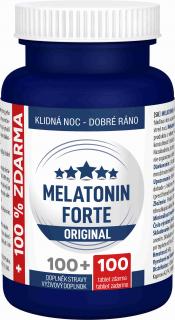 Melatonin FORTE Original 100 tbl. + 100 tbl. ZDARMA