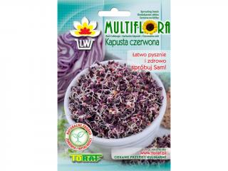 MultiFlora Červené zelí - semena na klíčení 10 g