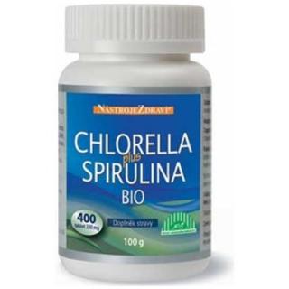 Nástroje Zdraví Bio Chlorella plus Spirulina prášek 100 g