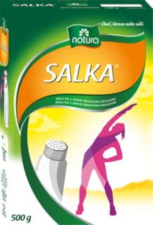 Natura Salka - Jedlá sůl s jódem obohacená draslíkem 500 g