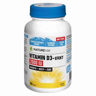Naturevia Vitamín D3-Efekt 2000 IU 90 tbl.