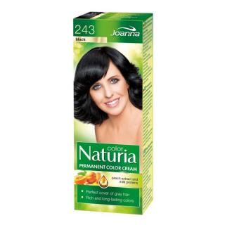 Naturia Color Permanentní barva na vlasy 100 g Odstín: 243 Černá