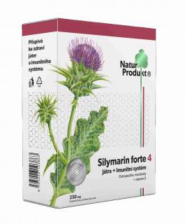 Naturprodukt Silymarin Forte 4 - Játra + Imunitní systém 40 tbl.