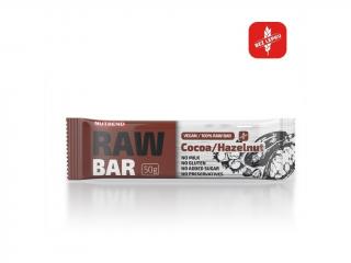 Nutrend Raw Bar 50 g Příchuť: Kakao + lískový ořech