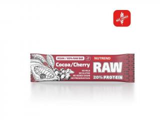 Nutrend Raw Bar 50 g Příchuť: Kakao + třešeň