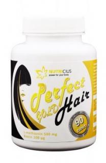 Nutricius Perfect Hair gold - methionin 500 mg + biotin 100 µg 90 tbl.