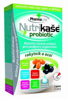 Nutrikaše probiotic rakytník a acai 180g (3x60g)