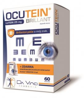 Ocutein Brillant Lutein 25 mg 60 tob.+ Ocutein® Sensitive zvlhčující oční kapky