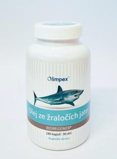 Olimpex Shark - olej ze žraločích jater 180 kapslí + 20 kapslí ZDARMA
