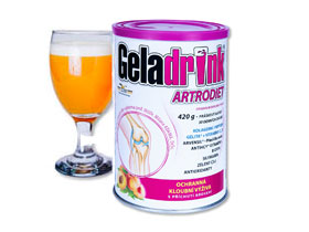Orling Geladrink Artrodiet nápoj 420 g Příchuť: Broskev