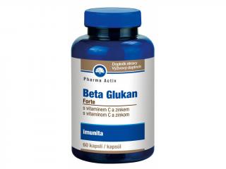 Pharma Activ Beta Glukan Forte s vitamínem C a zinkem 60 kapslí