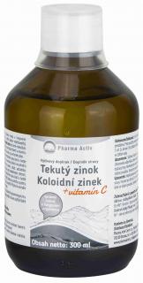 Pharma Activ Koloidní zinek + vitamín C liquid 300 ml