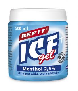 REFIT ICE gel Menthol 2,5 % 500ml