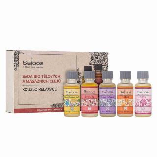 Saloos Kouzlo relaxace - sada bio tělových a masážních olejů