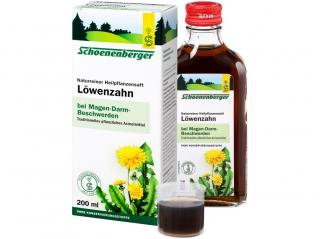 Schoenenberger BIO Smetánka lékařská - Čerstvá rostlinná šťáva 200 ml