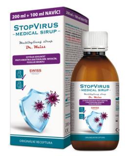 StopVirus sirup Dr. Weiss 200 ml + 100 ml ZDARMA