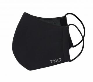 TNG Rouška textilní 3-vrstvá, černá 1 ks Velikost: M (obvod hlavy 45-55cm)