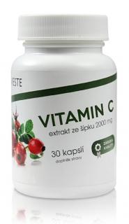 Vieste Vitamin C extrakt ze šípku 2000 mg 30 kapslí