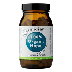 Viridian 100% Organic Nopal 90 kapslí