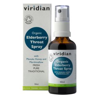 Viridian Bio bezový sprej do krku 50 ml