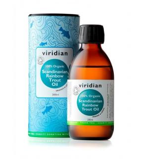 Viridian Bio olej ze skandinávského Pstruha duhového 200 ml