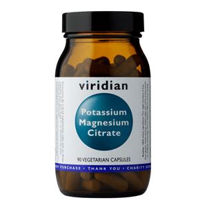 Viridian Potassium Magnesium Citrate (Draslík a hořčík) 90 kapslí