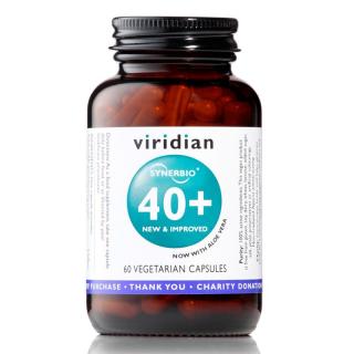 Viridian Probiotika Synbiotic 40+, 60 kapslí