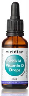 Viridian Viridikid vitamín D pro děti 400IU 30 ml