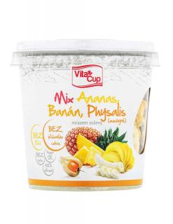 VitaCUP MIX (ananas, banán, physalis) - sušené ovoce mrazem 30 g
