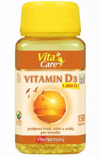 VitaHarmony Vitamin D3 1.000 m.j. (25 mcg) 150 tob.