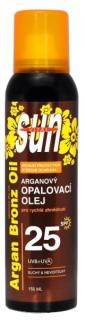 Vivaco SUN Arganový suchý opalovací olej sprej SPF 25 150 ml