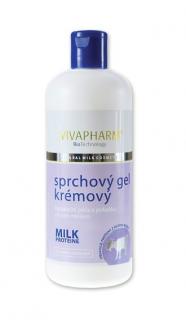VivaPharm Sprchový gel krémový s kozím mlékem 400 ml