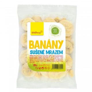 Wolfberry Banány - plátky sušené mrazem 20 g