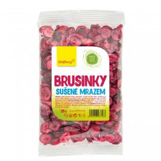 Wolfberry Brusinky - sušené mrazem Balení: 20 g