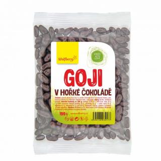 Wolfberry Goji Kustovnice čínská sušené plody v hořké čokoládě 100 g