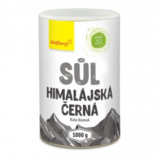 Wolfberry Himalájská sůl černá jemná Kala Namak 1000 g