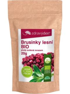 ZdravýDen® BIO Brusinky sušené mrazem 20 g