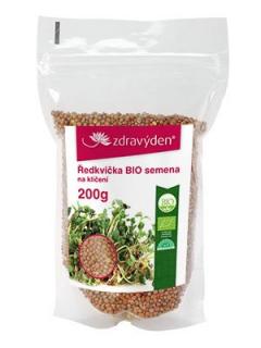 ZdravýDen® BIO Ředkvička – semena na klíčení 200 g