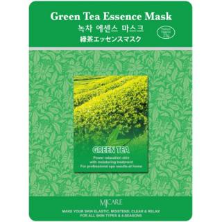 Zelený čaj - luxusní látková pleťová maska 23 g