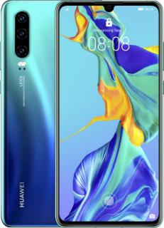 Huawei P30 - Výměna LCD displeje vč. dotykového skla (originál) Aurora Blue