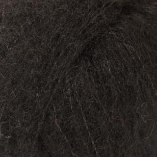DROPS Brushed Alpaca Silk 16 uni černá (černá)