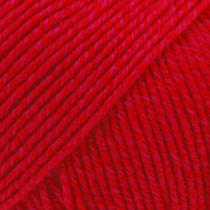 DROPS Cotton Merino 06 uni červená  (červená)