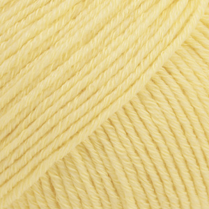 DROPS Cotton Merino 17 uni vanilková  (vanilková)