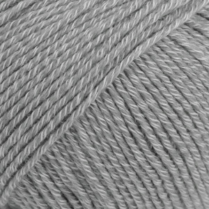 DROPS Cotton Merino 18 uni šedá  (šedá)