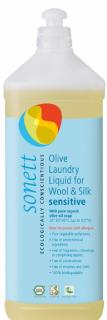 SONETT Olivový prací gel na vlnu a hedvábí - Sensitive 1 l (prací gel)