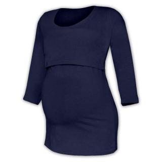 Kojicí tričko Kateřina - 3/4 rukáv, různé barvy Barva: Tmavě modrá, Velikost: L/XL