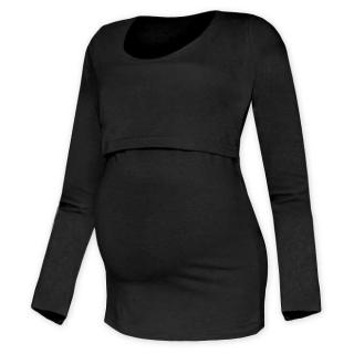 Kojicí tričko Kateřina - dlouhý rukáv, různé barvy Barva: Černá, Velikost: L/XL